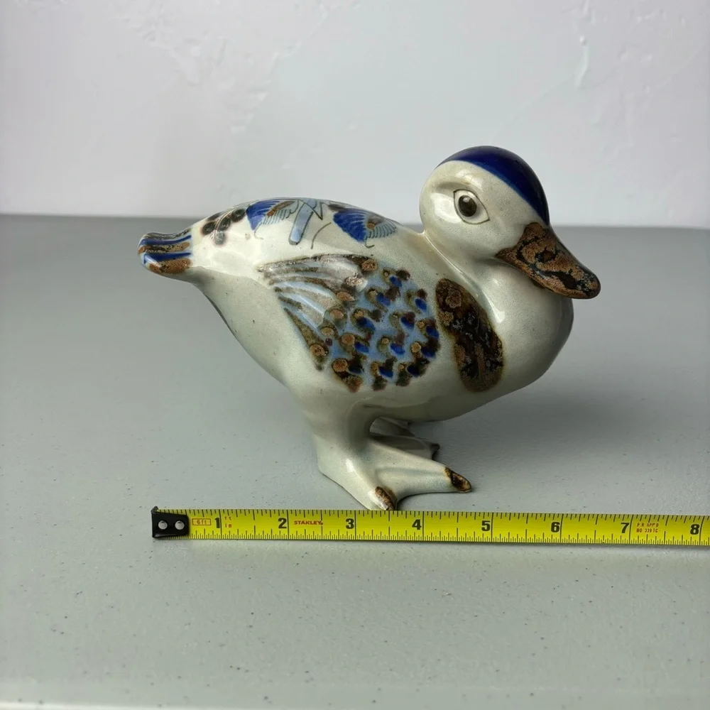 Duck Mexico Pottery Tonala Style Animal Lake